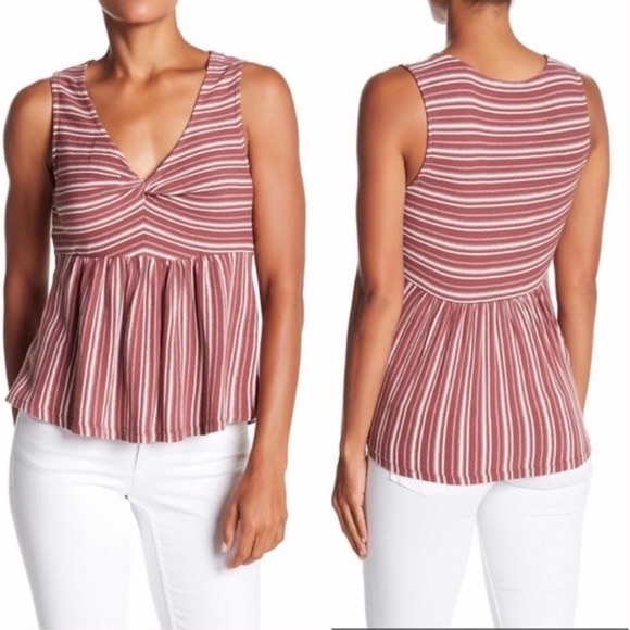 Lucky Brand Striped Tank Top - Picture 1 of 6
